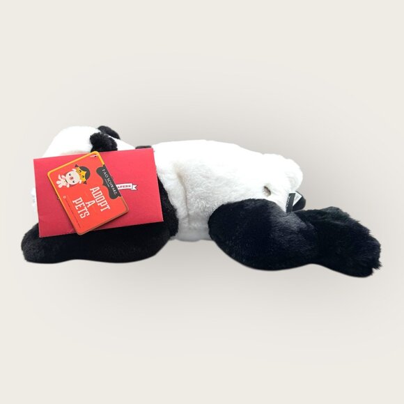 FAO Schwarz Adopt A Pets Plush Panda Bear Toy New Sealed Adoption Papers - Picture 7 of 14